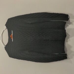 Joe Fresh Black Cable Knit Sweater, size S